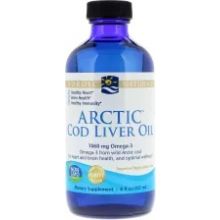 Nordic Naturals Arctic Cod Liver Oil tran olej z wątroby dorsza arktycznego 1060mg w płynie 237ml