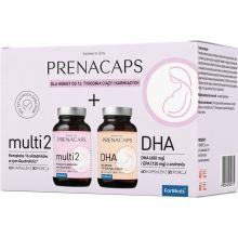ForMeds Prenacaps zestaw multi 2 + DHA dla kobiet od 13 tygodnia ciąży i karmiących