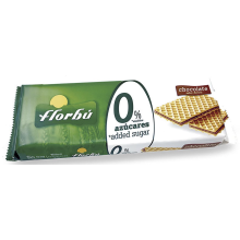 Florbu Wafelki Z Kremem Kakaowym Bez Dodatku Cukru 150 g