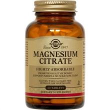 Solgar Magnesium Citrate (Cytrynian magnezu) 60 tabletek