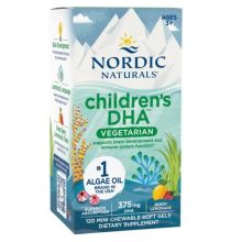 Nordic Naturals Children's DHA Vege 375mg Berry Lemonade 120 kapsułek do żucia