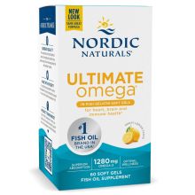 Nordic Naturals Ultimate Omega in Fish Gelatin 1280 mg 60 kapsułek miękkich o smaku cytrynowym