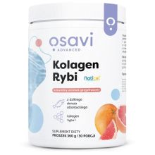 Osavi Kolagen Rybi NatiCol z Dzikiego Dorsza 360 g o smaku grejpfrutowym