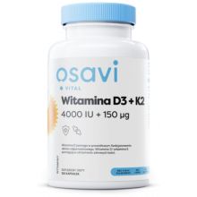 Osavi Witamina D3 + K2 4000IU + 150 µg 120 kapsułek miękkich