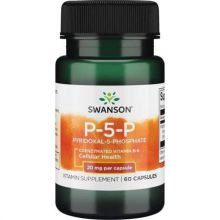 Swanson Witamina B-6 20 mg (P-5-P) 60 kapsułek