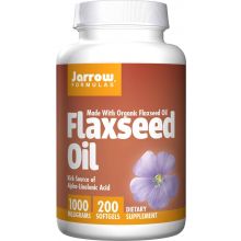 Jarrow Formulas Flaxseed Oil (Olej z siemienia lnianego) 200 kapsułek