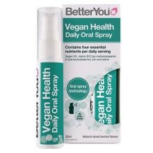 BetterYou Vegan health Oral Spray Witamina D3, B12, Żelazo, Jod w sprayu 25ml