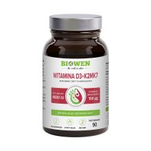 Biowen Witamina D3 4000 IU + K2MK7 90 kapsułek