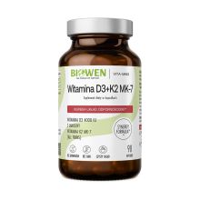 Biowen Witamina D3 4000 IU + K2MK7 90 kapsułek