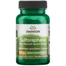 Swanson Sulforafan (Kiełki brokuła) 400 mg 60 kapsułek
