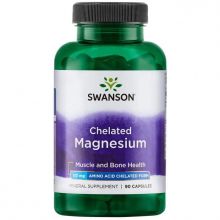 Swanson Albion Chelat Magnezu 133 mg 90 kapsułek