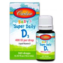Carlson Labs Baby's Super Daily D3 400i 10ml