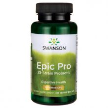 Swanson Epic-Pro 25-Strain Probiotic (probiotyk 25 szczepów) 30 kapsułek wegańskich