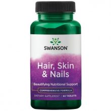 Swanson Hair, Skin & Nails (Włosy, skóra, paznokcie) 60 tabletek