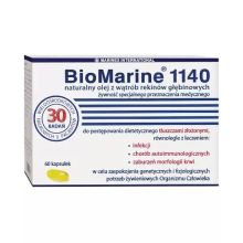 BioMarine® 1140 olej z wątrób rekinów głębinowych 60 kapułek