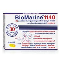 BioMarine® 1140 olej z wątrób rekinów głębinowych 60 kapułek