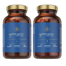 MyBestPharm MyBestGenius 1 i 2 (60 + 60 kapsułek) 120 kapsułek