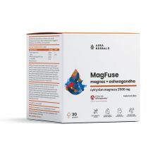 Aura Herbals MagFuse magnez + ashwagandha 30 saszetek