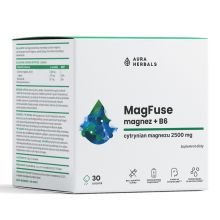 Aura Herbals MagFuse magnez + B6 30 saszetek