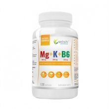 Wish Magnez + Potas + Witamina B6 Mg+K+B6 120 kapsułek vege