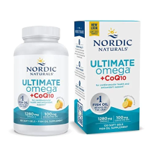 Nordic Naturals Ultimate Omega + CoQ10, 1280mg 60 kapsułek miękkich