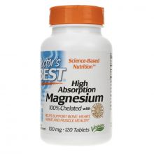 Doctor's Best High Chelat Magnezu 100 mg 120 tabletek