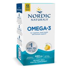 Nordic Naturals Omega-3 690mg 180 miękkich kapsułek o smaku cytrynowym