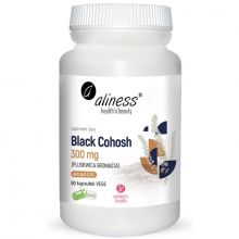 Aliness Black Cohosh 300 mg (Pluskwica Groniasta) 90 kapsułek