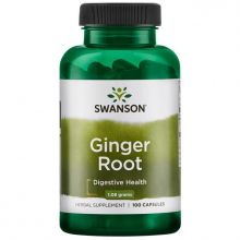 Swanson Ginger root (Korzeń imbiru) 540 mg 100 kapsułek