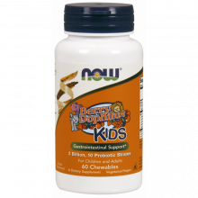 Now Foods BerryDophilus Kids probiotyki dla dzieci 60 tabletek do ssania