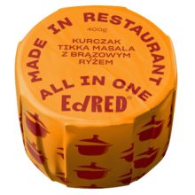 EdRED Kurczak Tika Masala Z Brązowym Ryżem 400g