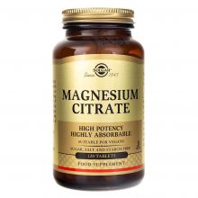 Solgar Magnesium Citrate (Cytrynian magnezu) 120 tabletek