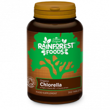 Rainforest Foods EKO Chlorella 500 mg 300 tabletek