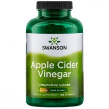 Swanson Apple cider vinegar (Ocet jabłkowy) 625 mg 180 kapsułek