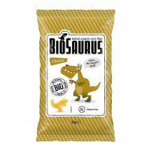 BIOSAURUS Chrupki kukurydziane Dinozaury o smaku serowym BIO 50 g