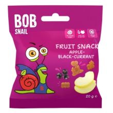 BOB SNAIL Przekąska jabłko czarna porzeczka 20 g