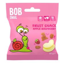 BOB SNAIL Przekąska jabłko malina 20 g