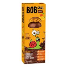 BOB SNAIL Przekąska jabłko mango w mlecznej belgijskiej czekoladzie 30 g