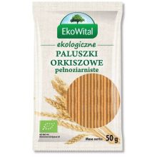 EKOWITAL Paluszki orkiszowe pełnoziarniste BIO 50 g