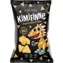 KIMIFINNE Chrupki kukurydziane nachos smak serowy bezglutenowe BIO 30 g