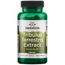 Swanson Tribulus Terrestris (Buzdyganek) 500 mg 60 kapsułek