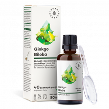 Aura Herbals Ginkgo Biloba - Miłorząb Japoński ekstrakt 50:1 50 ml w kroplach