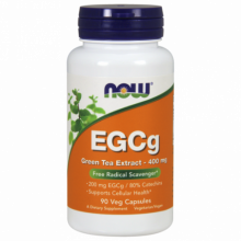 Now Foods EGCg Green Tea Extract 400 mg - Ekstrakt z zielonej herbaty 90 kapsułek wegańskich