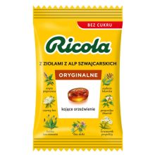 RICOLA Oryginalne cukierki z ziołami z alp szwajcarskich 68 g