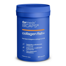 ForMeds Bicaps Collagen Fish+ Kolagen rybi, kwas hialuronowy 60 kapsułek