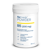 ForMeds Powder B5 Witamina B5 Kwas Pantotenowy 200 mg 60 porcji