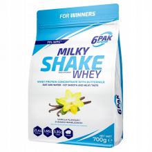 6PAK Milky Shake Whey 700g białko WPC o smaku waniliowym