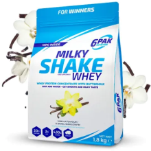 6PAK Milky Shake Whey 700g białko WPC o smaku waniliowym