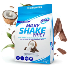 6PAK Milky Shake Whey 700g białko WPC o smaku kokosowo-czekoladowym