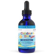 Nordic Naturals Children's DHA Xtra 880 mg Omega3 krople 60ml smak jagodowy